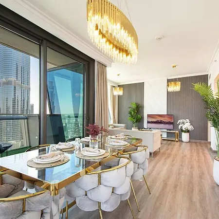 Magnificent New 3 Bedroom With Stunning View To Burj Khalifa & Fountain View Dubai Exterior photo