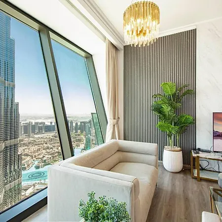 Magnificent New 3 Bedroom With Stunning View To Burj Khalifa & Fountain View Dubai Exterior photo